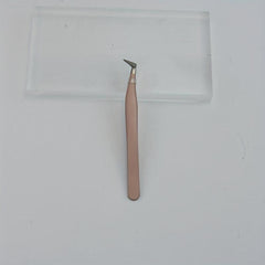 Stainless Steel Precision Eyelash Tweezers Curler Clip