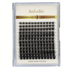 DIY Self Grafting Lashes Segmented Cluster False Eyelashes 144pcs