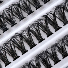 DIY Self Grafting False Eyelashes 10 Rows 200pcs Clusters 3D Effect