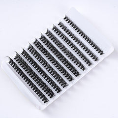 DIY Self Grafting False Eyelashes 10 Rows 200pcs Clusters 3D Effect