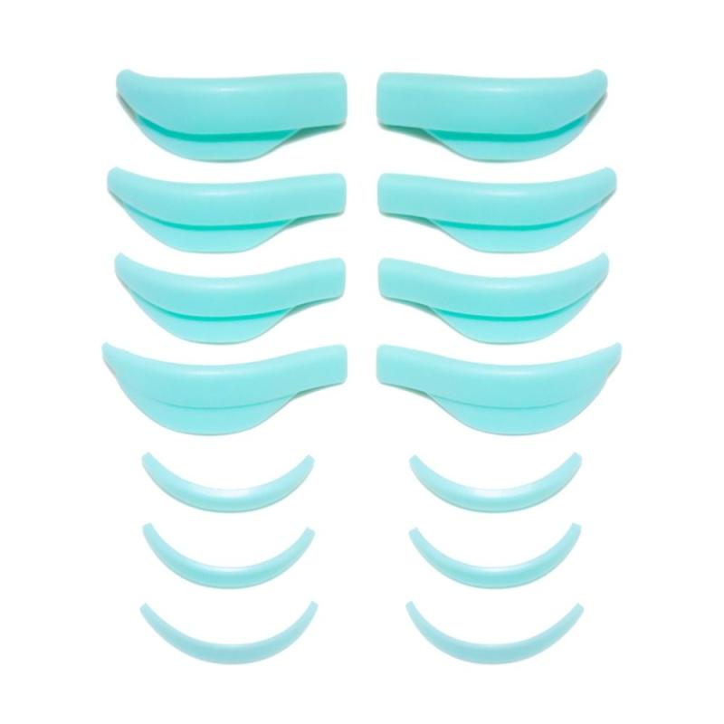 7 Pairs Silicone Eyelash Perm Pad Extension Lifting Rods Shield