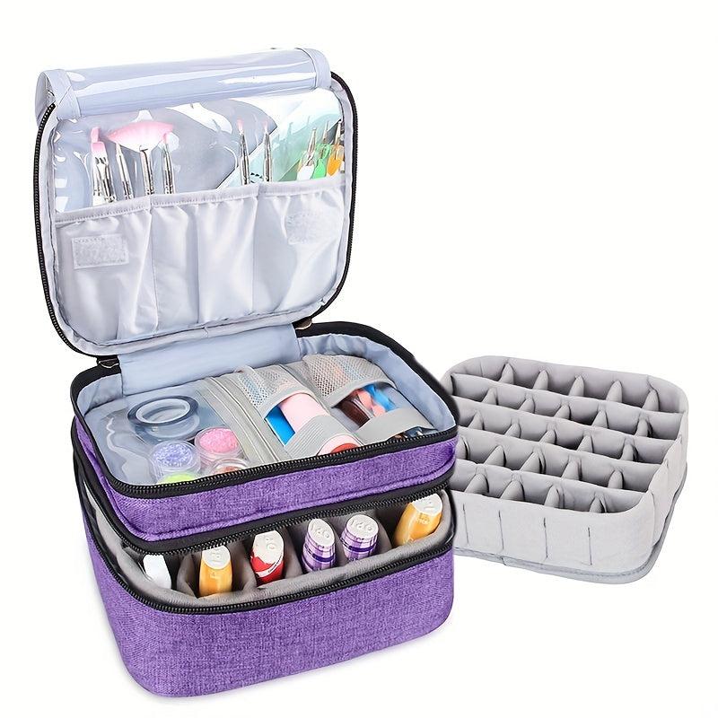 Essential Nail Polish Organizer Holds 30 Bottles