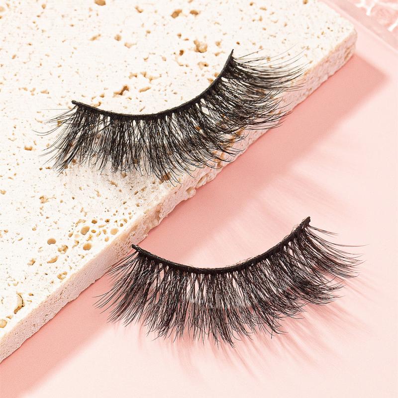 10 Pairs 3D Curling Natural Eye Wispy Lashes
