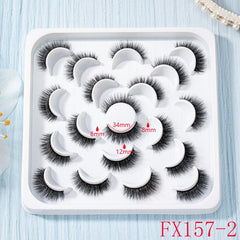10 Pairs 3D Curling Natural Eye Wispy Lashes