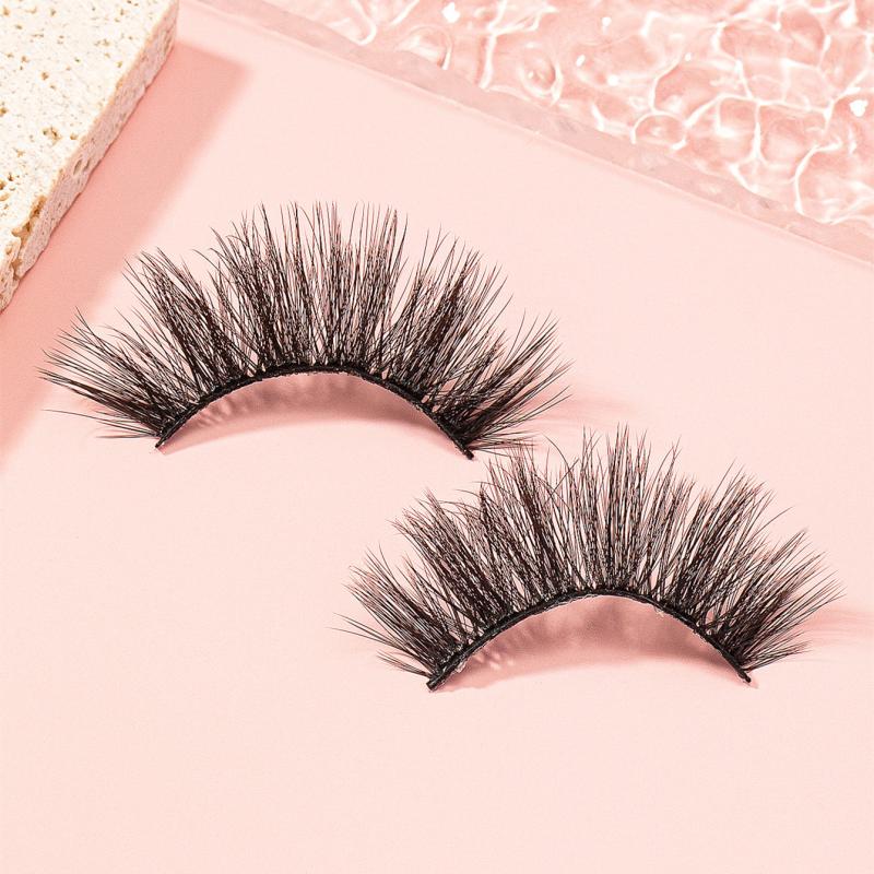 10 Pairs 3D Curling Natural Eye Wispy Lashes