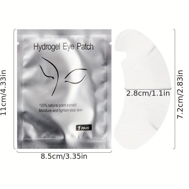 40 Pairs Hydrogel Eye Mask Pads for Lash Extensions - Gentle on Eyes
