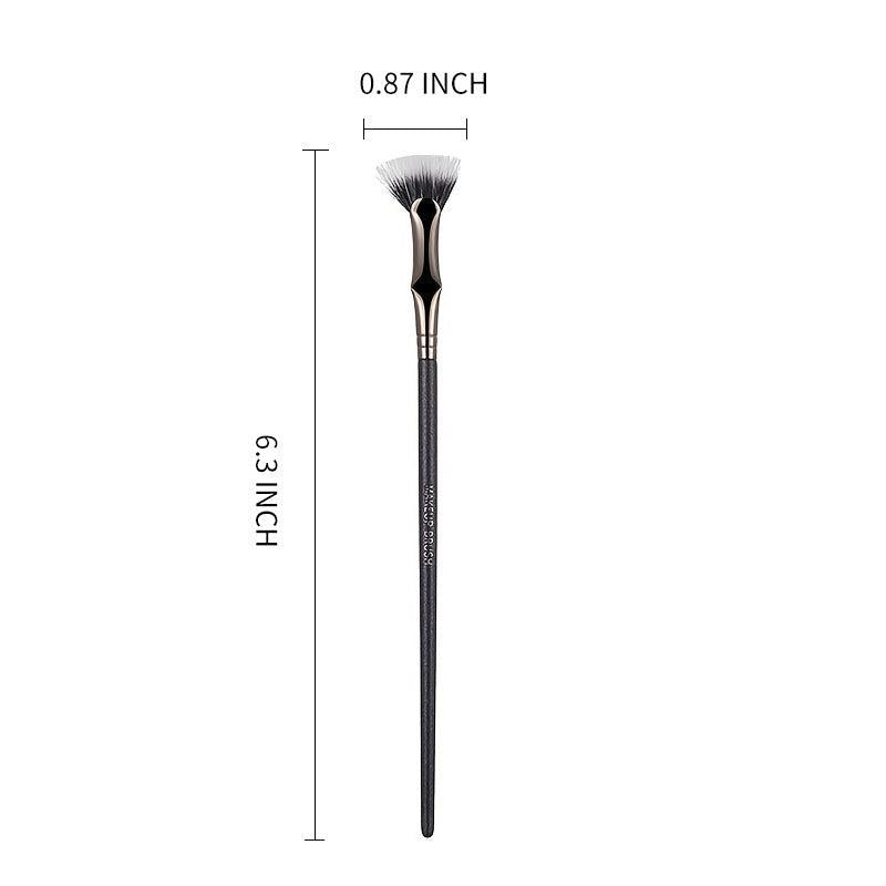 Eyelash Brush Fan Bent Lash Brush Professional Mini Fan Eyelash