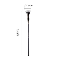 Eyelash Brush Fan Bent Lash Brush Professional Mini Fan Eyelash