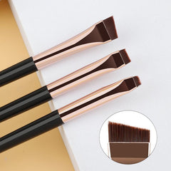 3pcs Fine Angled Eyeliner Brush Ultra Thin Precision Eye Liner Makeup Brushes