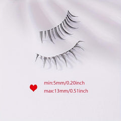 5 Pairs Manga False Lash Crisscross Natural Look False Eyelashes