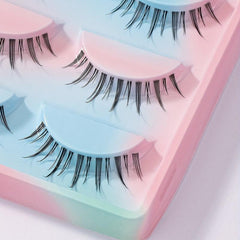 5 Pairs Manga False Lash Crisscross Natural Look False Eyelashes