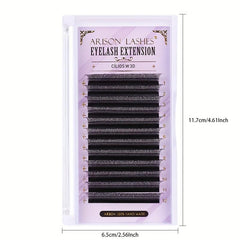 3D W Shape Lashes Premade Fans Volume Eyelashes Extension