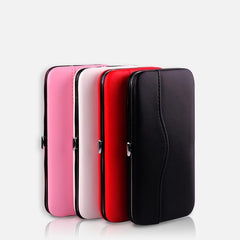 Small Tweezers Case For Eyelash Extensions PU Leather Empty Tweezers Storage Bag