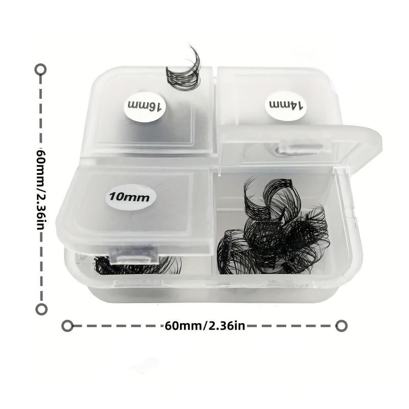 D Curling DIY Lash Extension 96pcs Individual Eyelash Clusters 10-16mm
