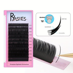 Natural Soft False Lashes Flat Lashes 0.15-0.20 Ellipse Eyelash Extensions