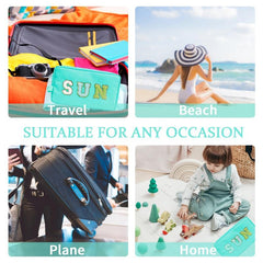 Preppy Makeup Bag Waterproof Toiletry Bag with Strap