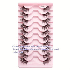 Natural 3D Half Eyelashes Soft Extended Cat's Eye Effect