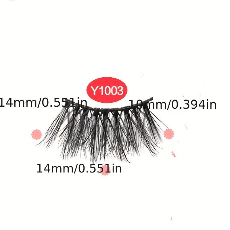 Natural 3D Half Eyelashes Soft Extended Cat's Eye Effect