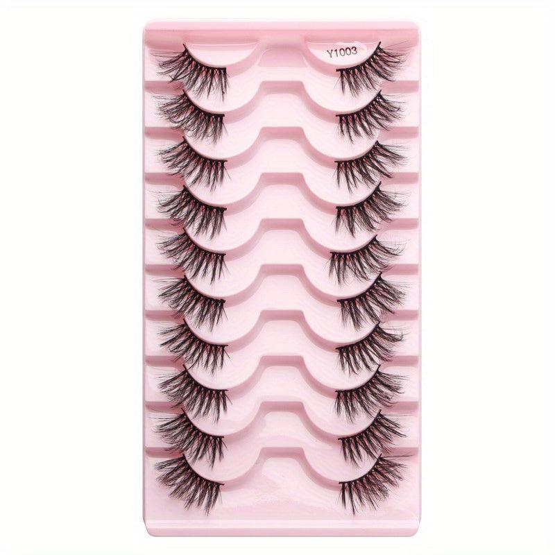 Natural 3D Half Eyelashes Soft Extended Cat's Eye Effect