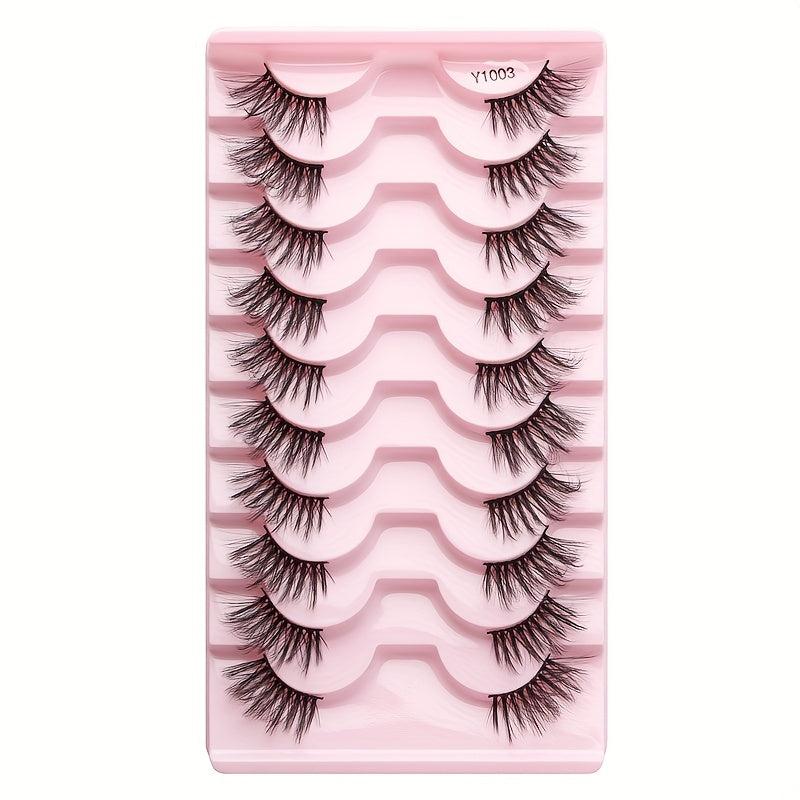 Natural 3D Half Eyelashes Soft Extended Cat's Eye Effect