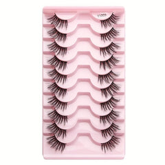 Natural 3D Half Eyelashes Soft Extended Cat's Eye Effect