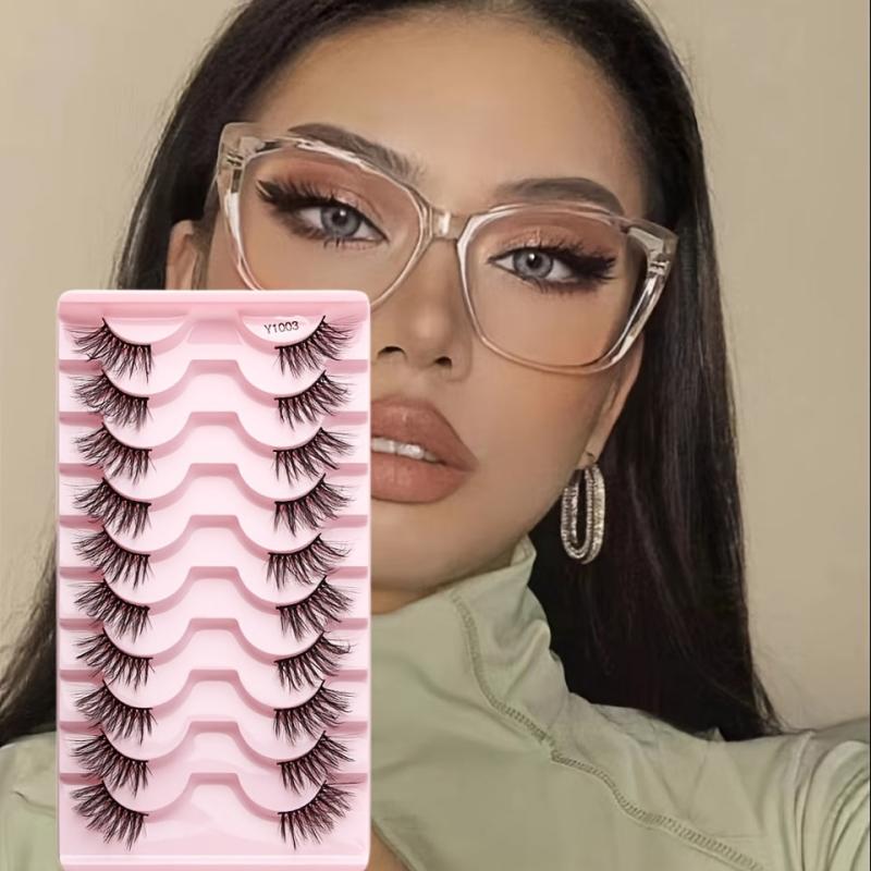 Natural 3D Half Eyelashes Soft Extended Cat's Eye Effect