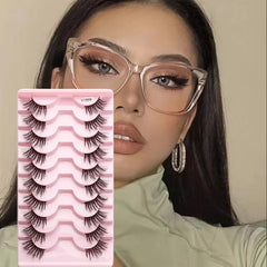 Natural 3D Half Eyelashes Soft Extended Cat's Eye Effect