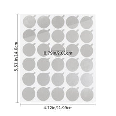 Disposable Eyelash Extension Adhesive Aluminum Foil Glue Pallet Sticker Pads