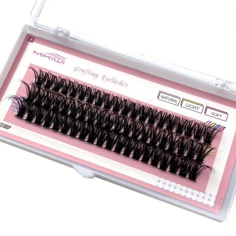 60pcs DIY Cluster Eyelashes DD Curling 12 14 16mm Mixed Length 0 07mm Thickness