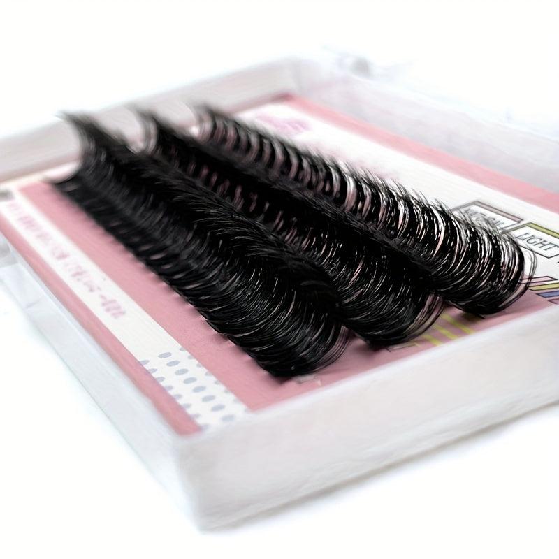 60pcs DIY Cluster Eyelashes DD Curling 12 14 16mm Mixed Length 0 07mm Thickness