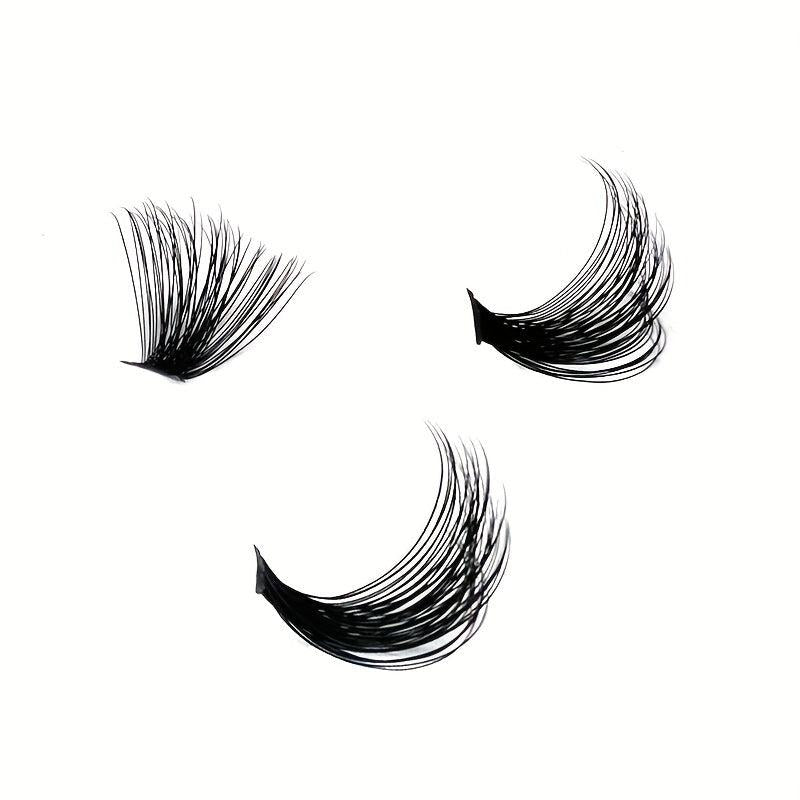 60pcs DIY Cluster Eyelashes DD Curling 12 14 16mm Mixed Length 0 07mm Thickness