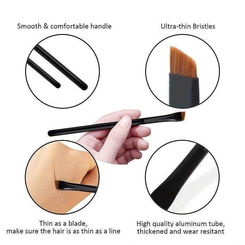 3pcs Eye Liner Brush Set for Precision Makeup Application