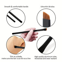 3pcs Eye Liner Brush Set for Precision Makeup Application
