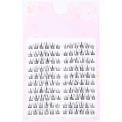 10 Rows Cluster Lashes Large Capacity False Eyelashes Natural Cross Lashes