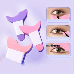 2pcs Mascara Guard Shields With Case- Eye & Eyelash Protection