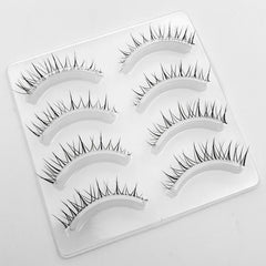Anime Lashes Clear Stalk Wispy Manga Lashes Spiky