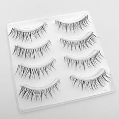 Anime Lashes Clear Stalk Wispy Manga Lashes Spiky