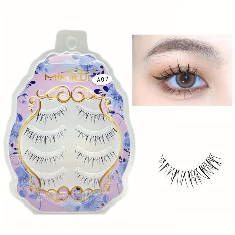 Anime Lashes Clear Stalk Wispy Manga Lashes Spiky