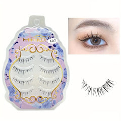 Anime Lashes Clear Stalk Wispy Manga Lashes Spiky
