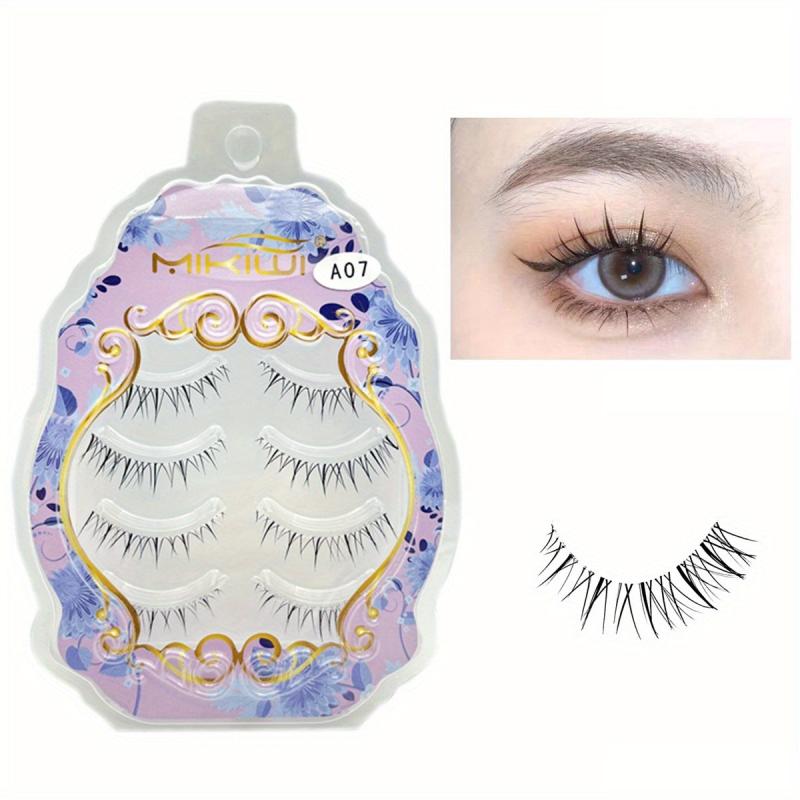 Anime Lashes Clear Stalk Wispy Manga Lashes Spiky