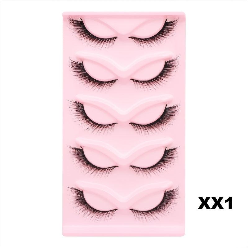 Cat Eye False Eyelashes Fox Eye Series Natural Thick Fluffy Lashes
