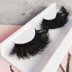 25MM Fluffy Thick Faux Mink False Eyelashes for Stage Performance