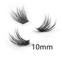 10-16mm D Curl DIY Clusters Eyelash Extension Dovetail Segmented Lashes