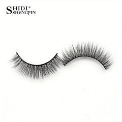 10 Pairs 3D Faux Mink Lashes Natural Soft Green Box Packaging