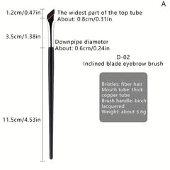 Blade Eyeliner Brush Ultra Thin Flat Eyebrow Brush
