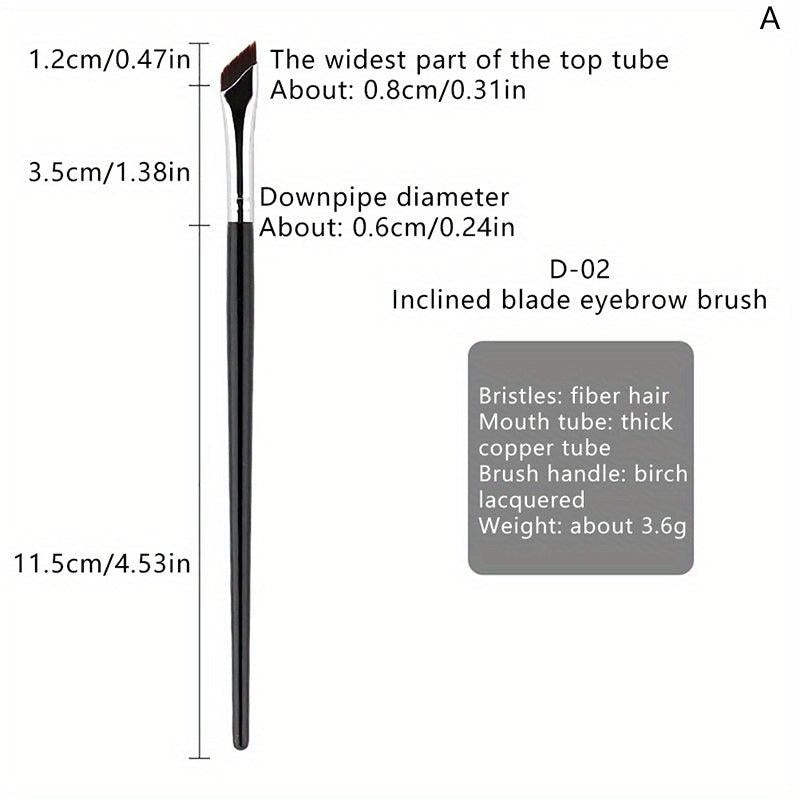 Blade Eyeliner Brush Ultra Thin Flat Eyebrow Brush