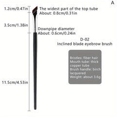 Blade Eyeliner Brush Ultra Thin Flat Eyebrow Brush