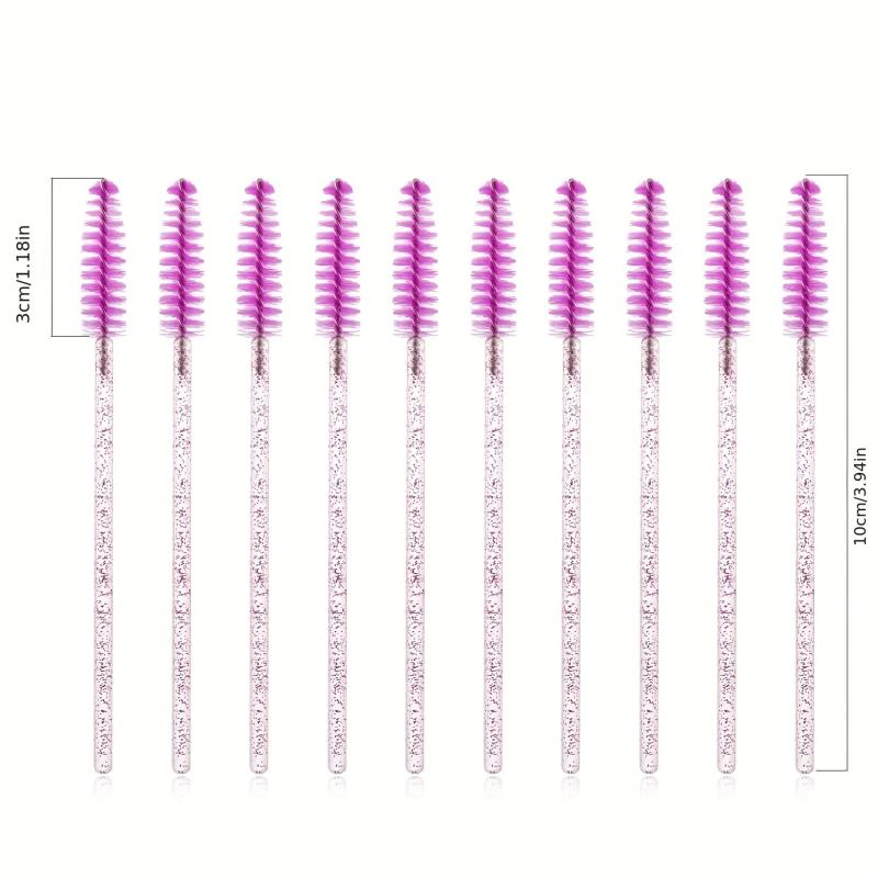 50PCS Mascara Wands for Perfect Eyelashes & Eyebrows