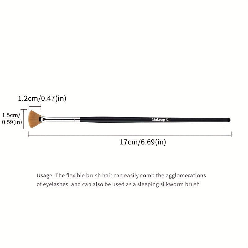 Mascara Fan Brushes for Lashes Makeup