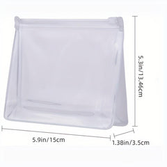 20pcs Small Clear Cosmetic Bag Pouch For Toiletries PVC Makeup Organizer